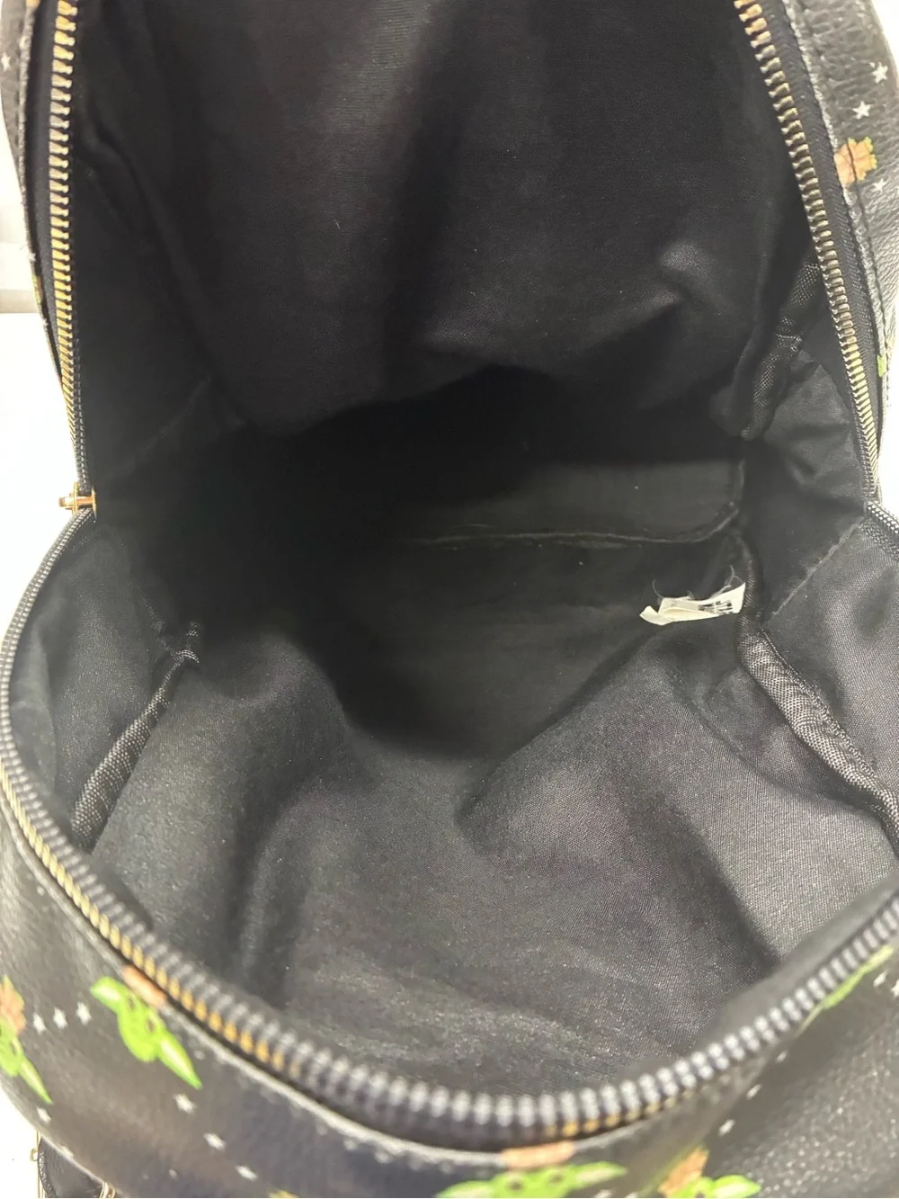 Star Wars Yoda backpack black medium sized school work travel on the go